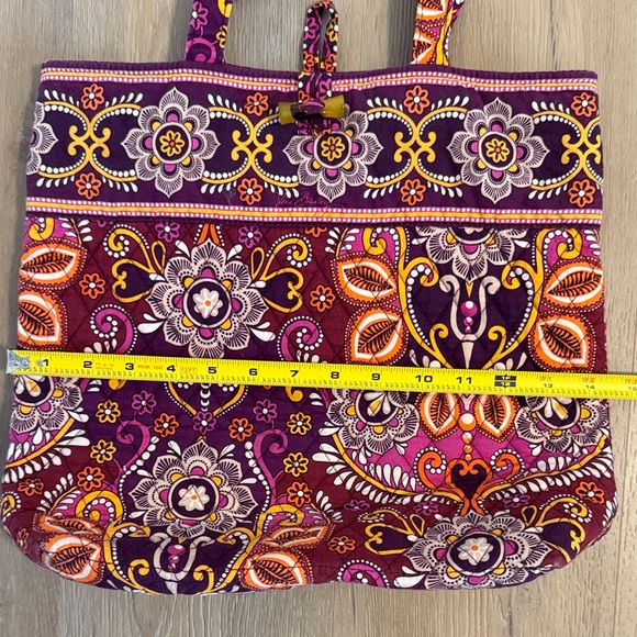 Elegant Vera Bradley Safari Sunset Shoulder Tote Bag, EUC - Picture 5 of 6